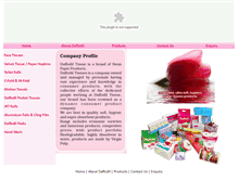 Tablet Screenshot of daffodilindia.net